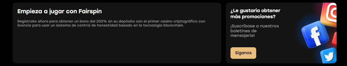 Formas de contacto con el soporte de Fairspin Casino